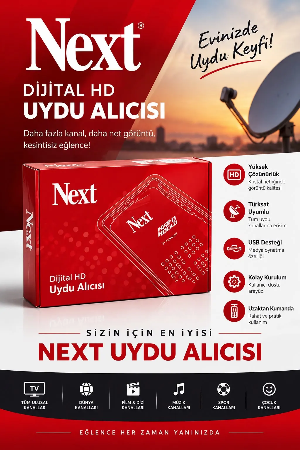 Next Uydu Alıcısı